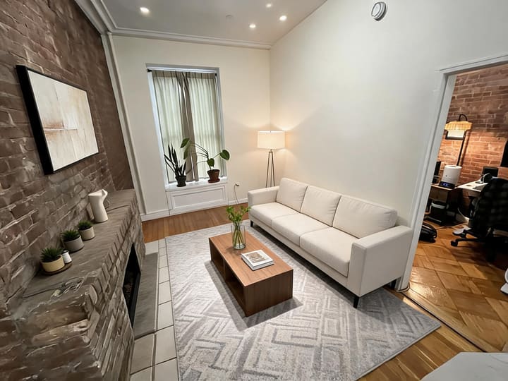 Contemporary AI design result for Living Room