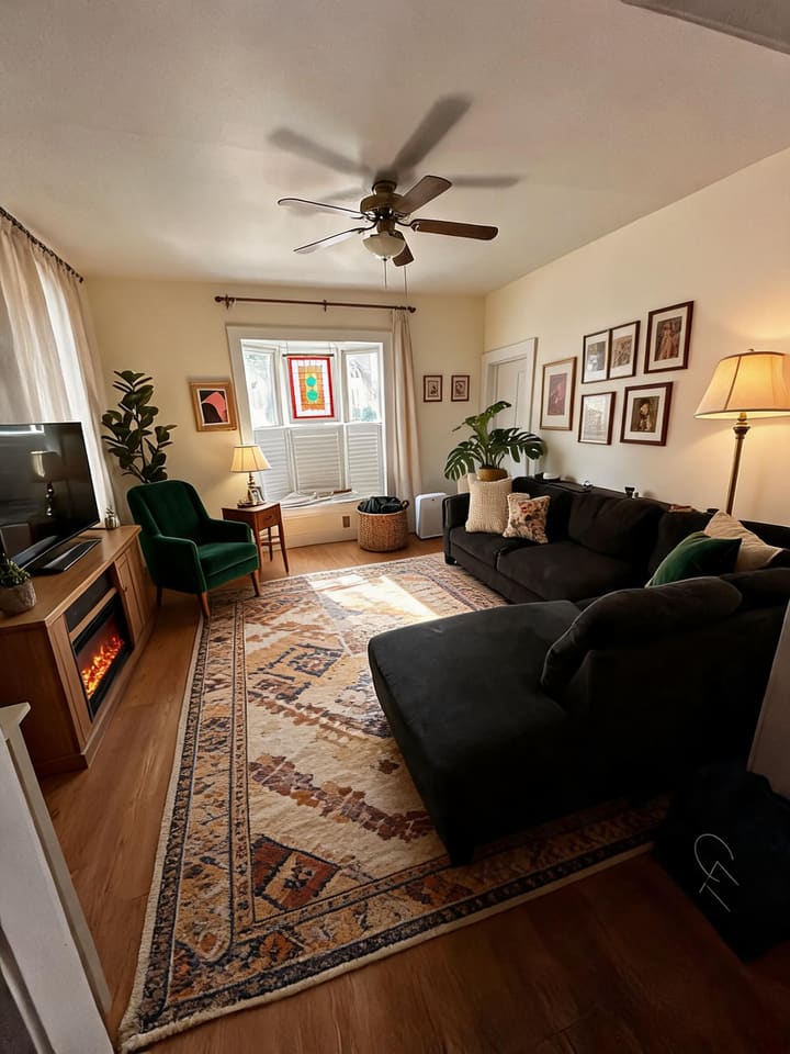 Eclectic AI design result for Living Room