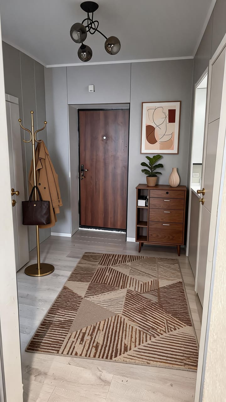 Midcentury Modern AI design result for Living Room