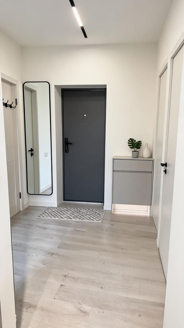 Minimalist AI design result for Hallway / Foyer