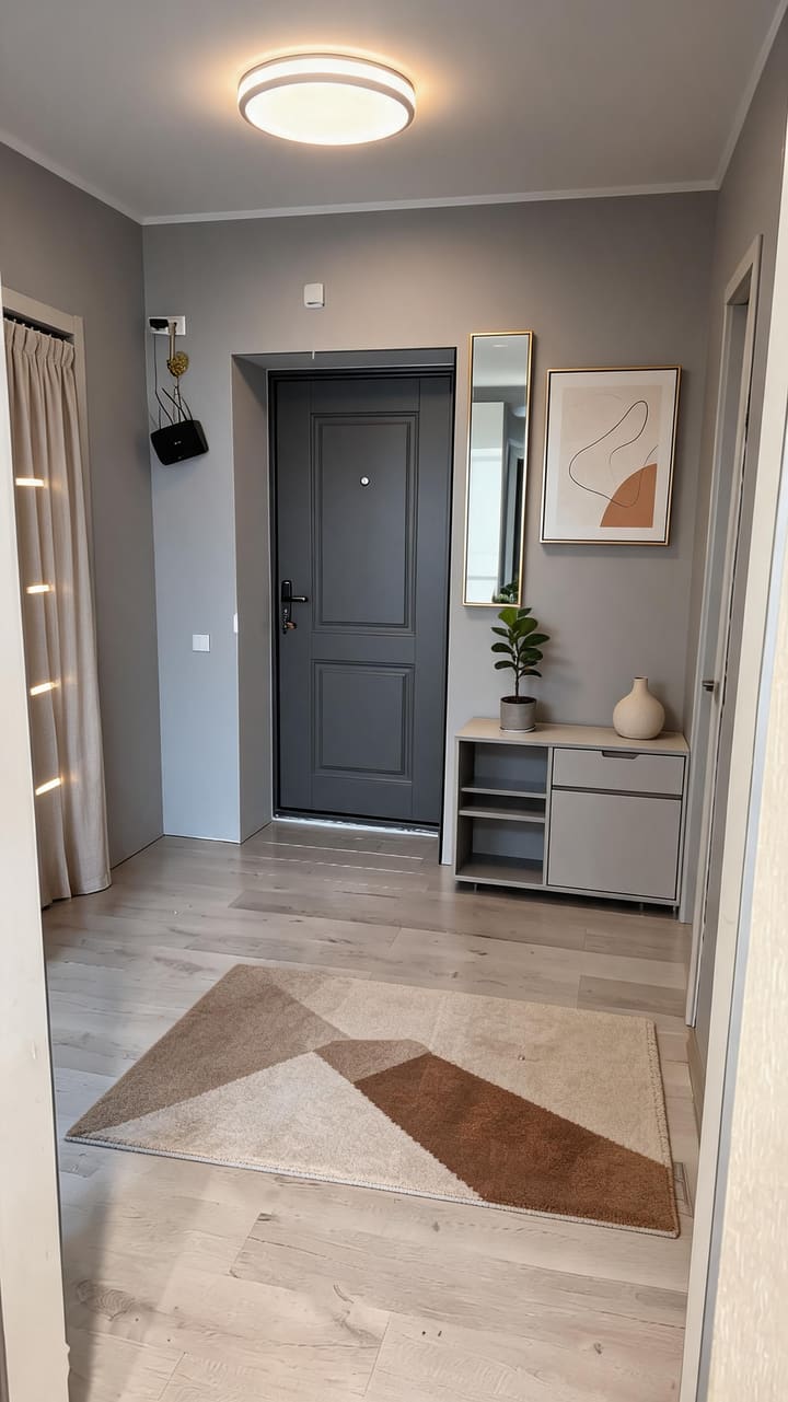 Modern AI design result for Hallway / Foyer