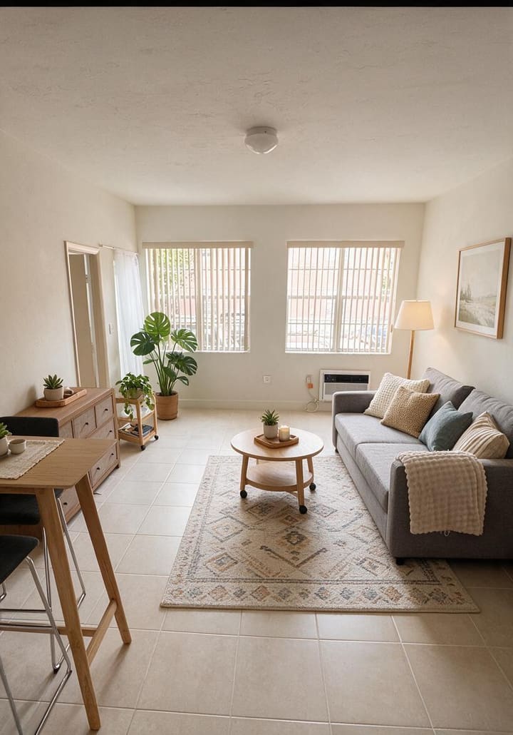 Scandinavian AI design result for Living Room