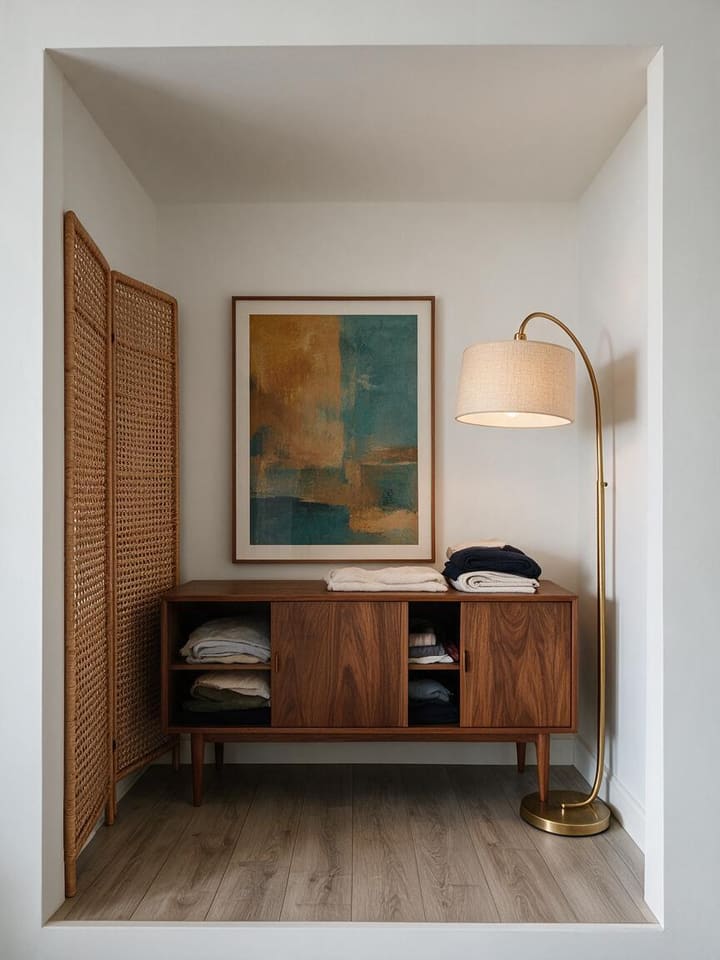 Midcentury Modern AI design result for Living Room
