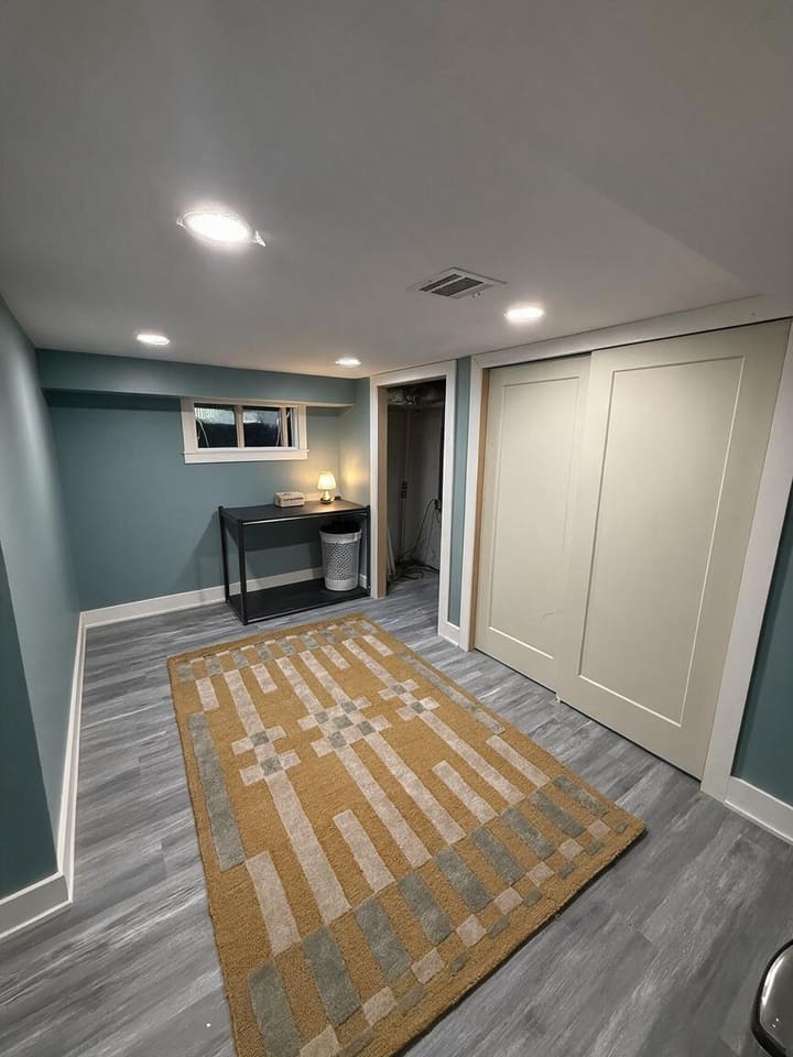 Contemporary AI design result for Basement