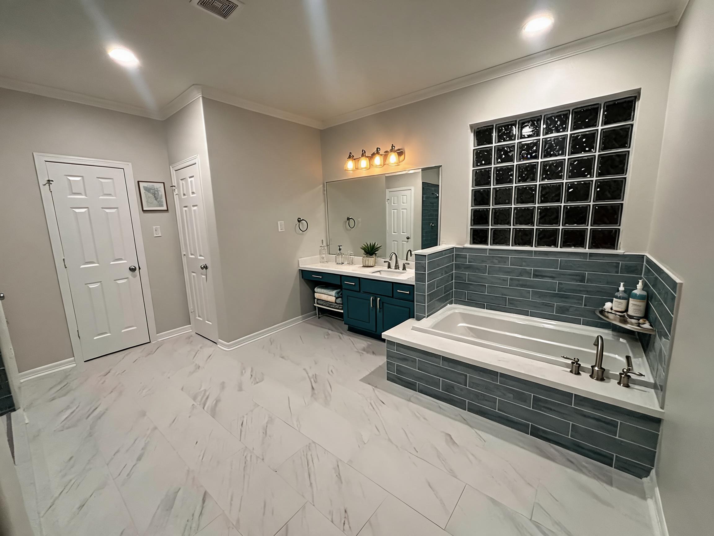 Transitional AI design result for Bathroom