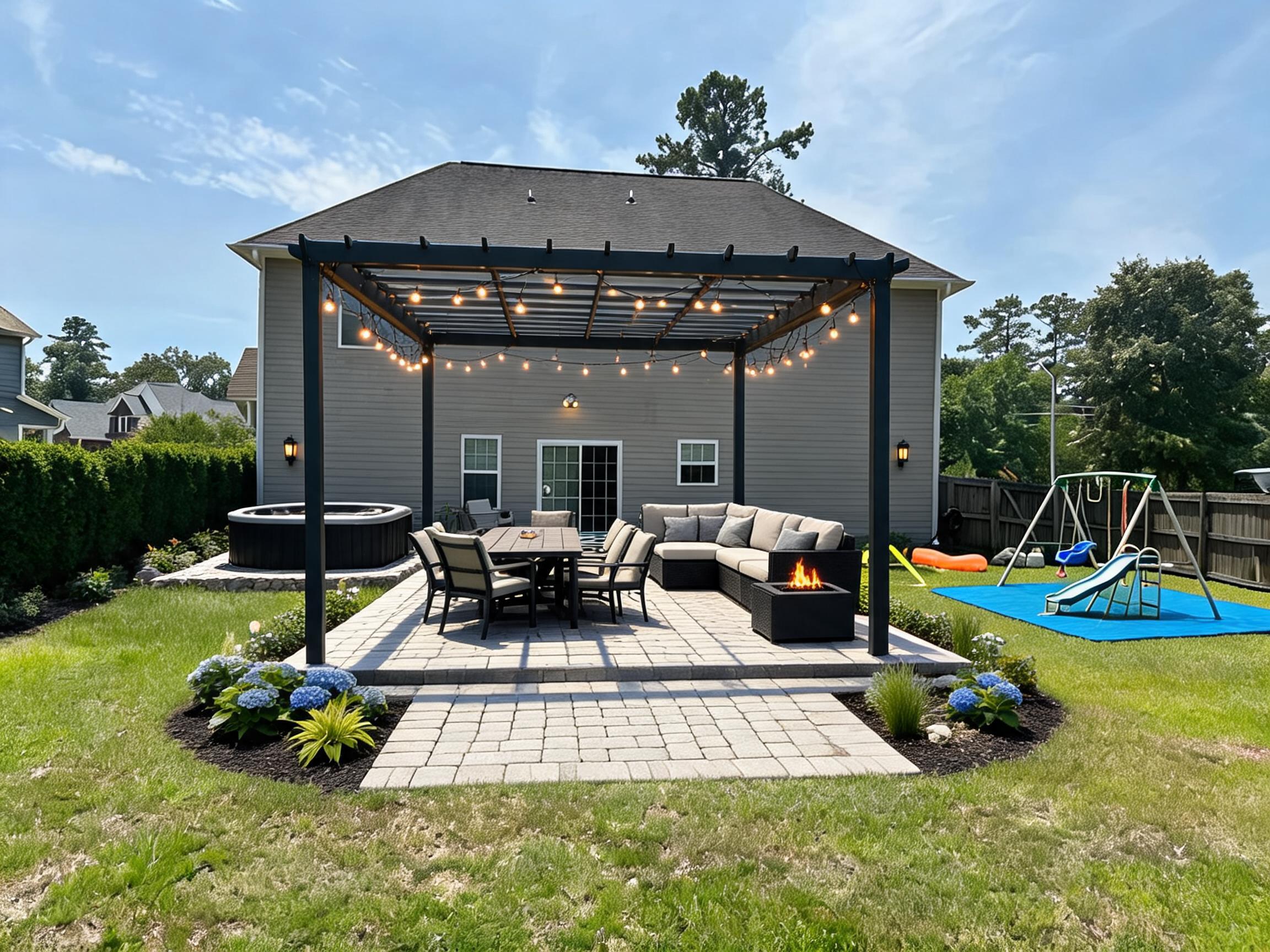 Transitional AI design result for Backyard