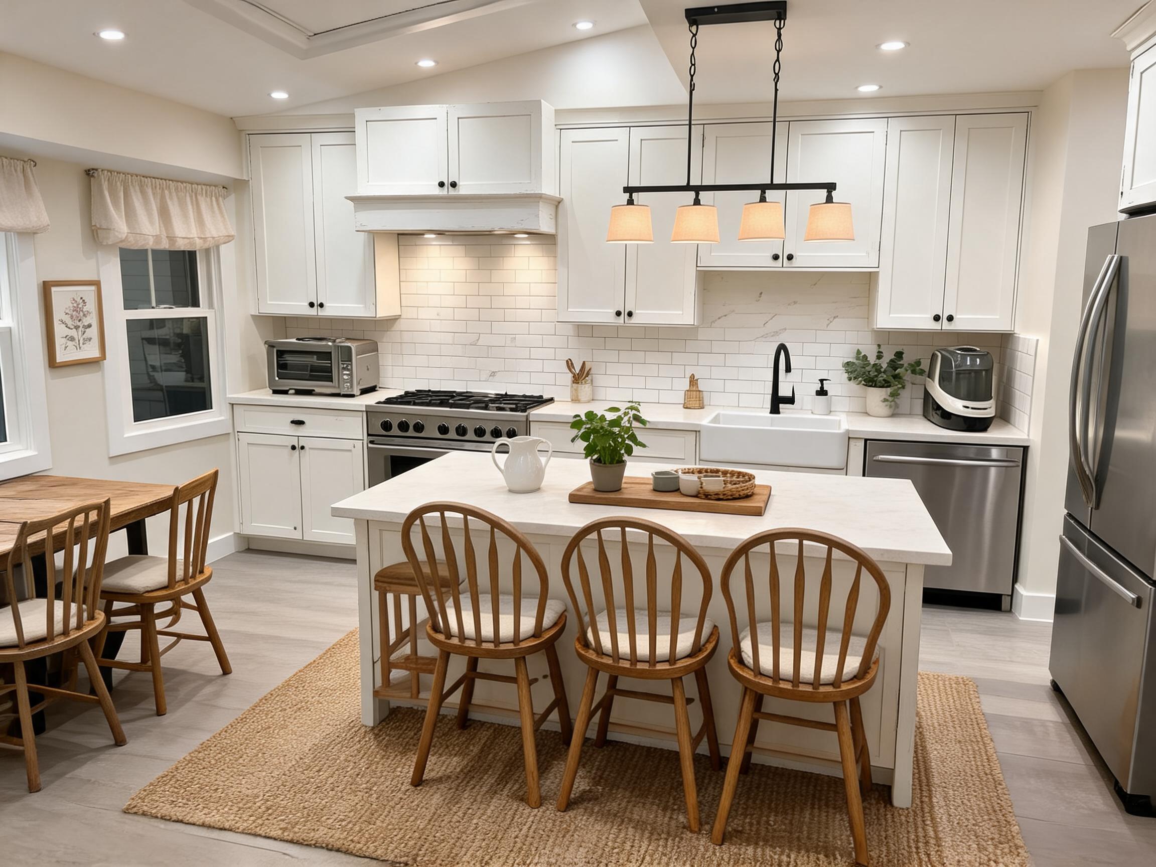 Farmhouse Kitchen remodel plan from photo after view