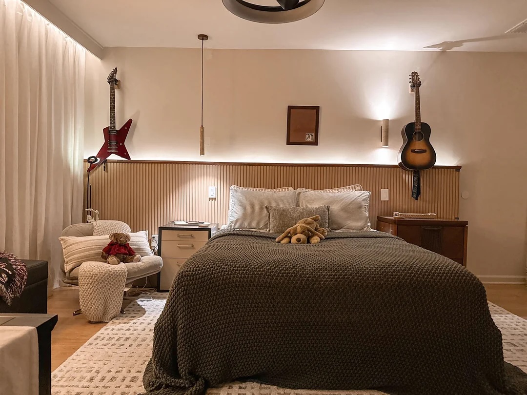 Original Bedroom photo before Eclectic remodel plan