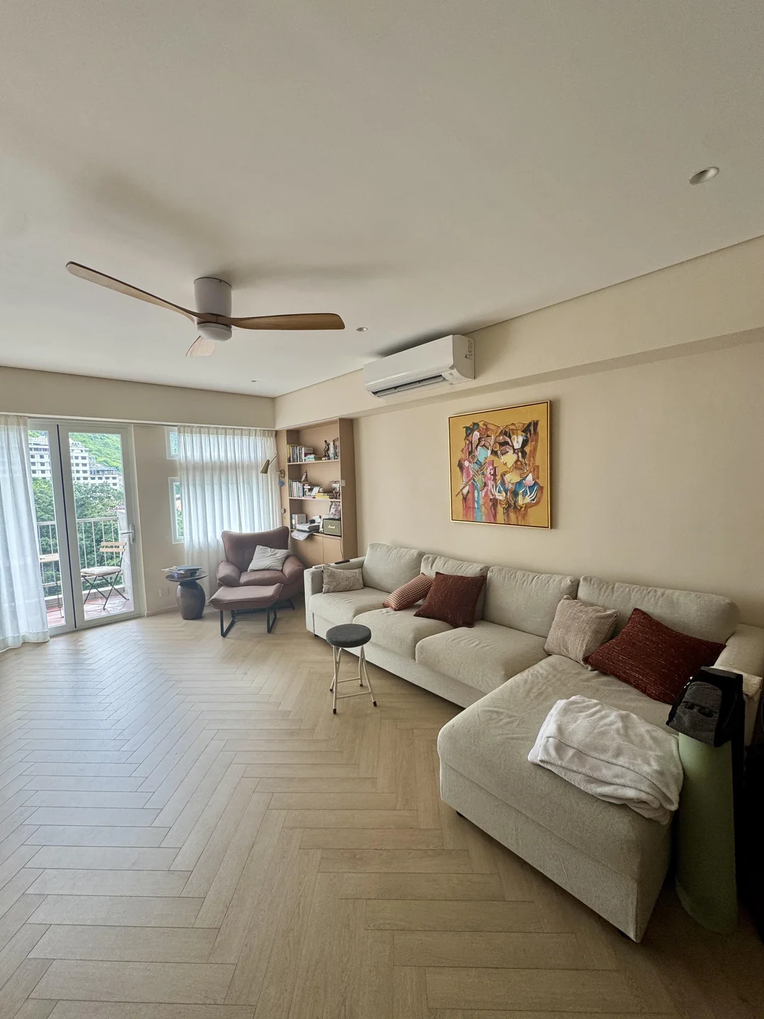 Original Living Room photo before Contemporary remodel plan